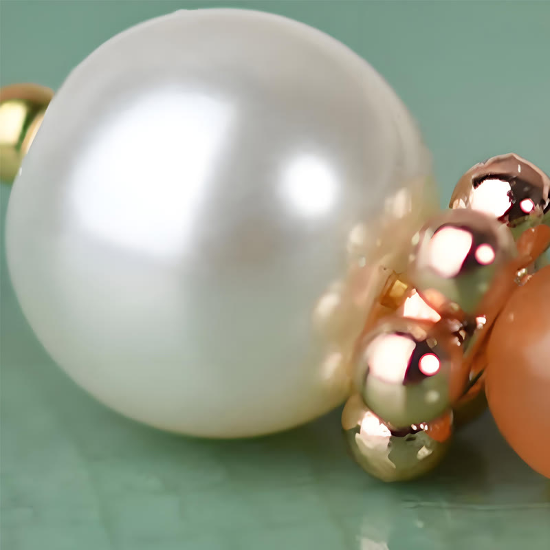 Buddha Stones Ebenholz Liuli Maiglöckchen Mut Haarnadel