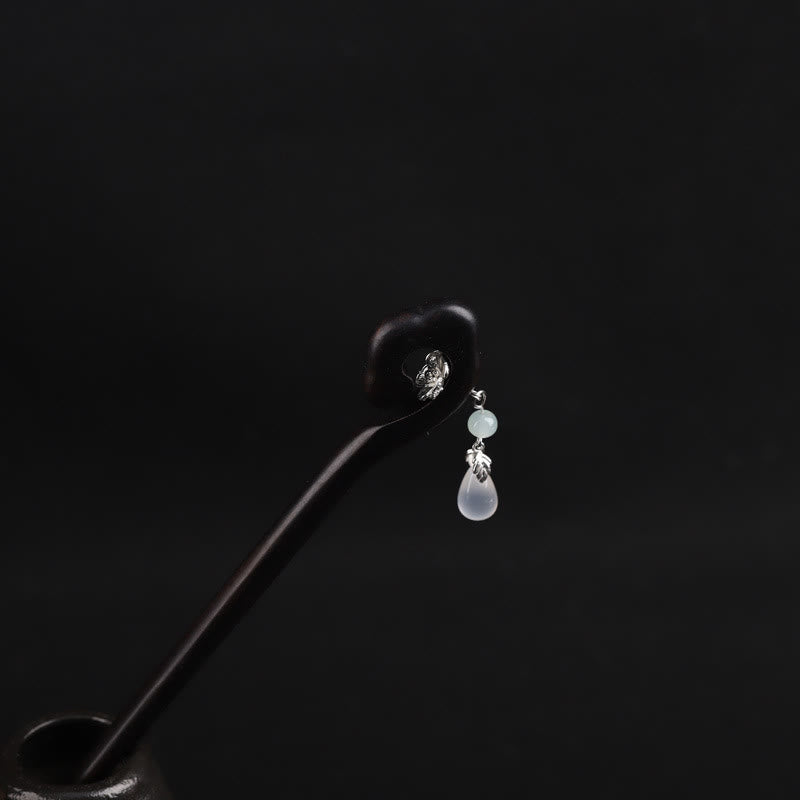 Buddha Stones Ebenholz Glücksbringer Wolke Mut Haarnadel