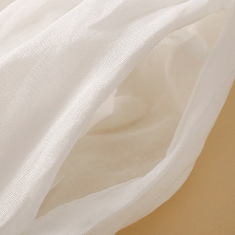 Buddha Stones Damenrock mit Schnürung, elastischer Taille und Taschen - image 12