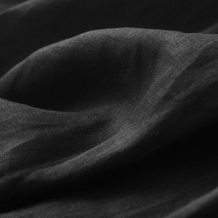 Buddha Stones Damenrock mit Schnürung, elastischer Taille und Taschen - image 21