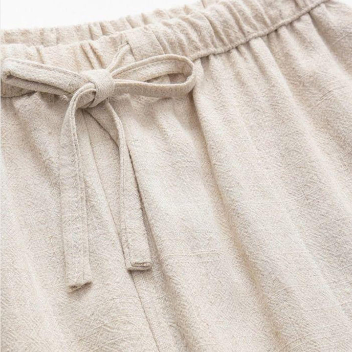 Buddha Stones 2-teiliger Tang-Anzug mit Froschknöpfen, langärmeliges Hemd und Hose, Herren-Set - image 5