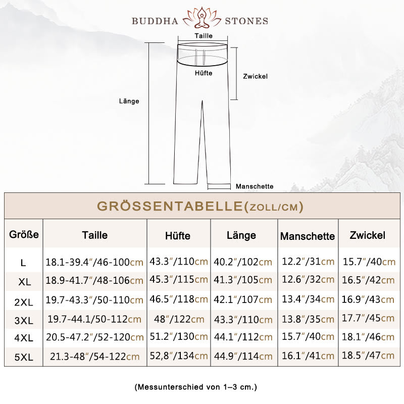 Buddha Stones 2-teiliges Herbst-Tang-Anzug-Set für Herren mit Froschknöpfen aus Baumwolle, langärmelig, Hemd und Hose - image 4