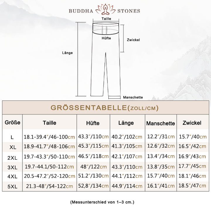 Buddha Stones 2-teiliges Herbst-Tang-Anzug-Set für Herren mit Froschknöpfen aus Baumwolle, langärmelig, Hemd und Hose - image 4