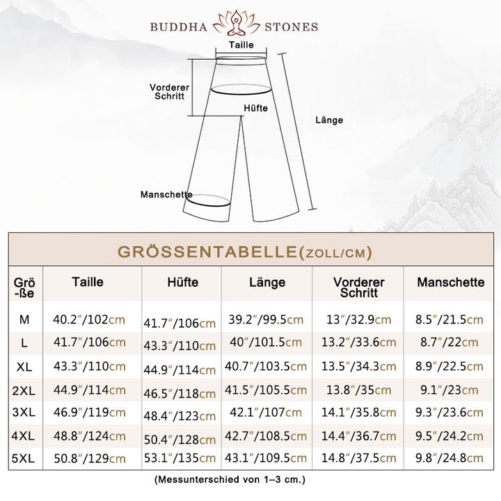 Buddha Stones 2-teiliger Tang-Anzug, traditionelle Froschknopf-Uniform, langärmeliges Hemd und Hose, Herren-Set - image 4
