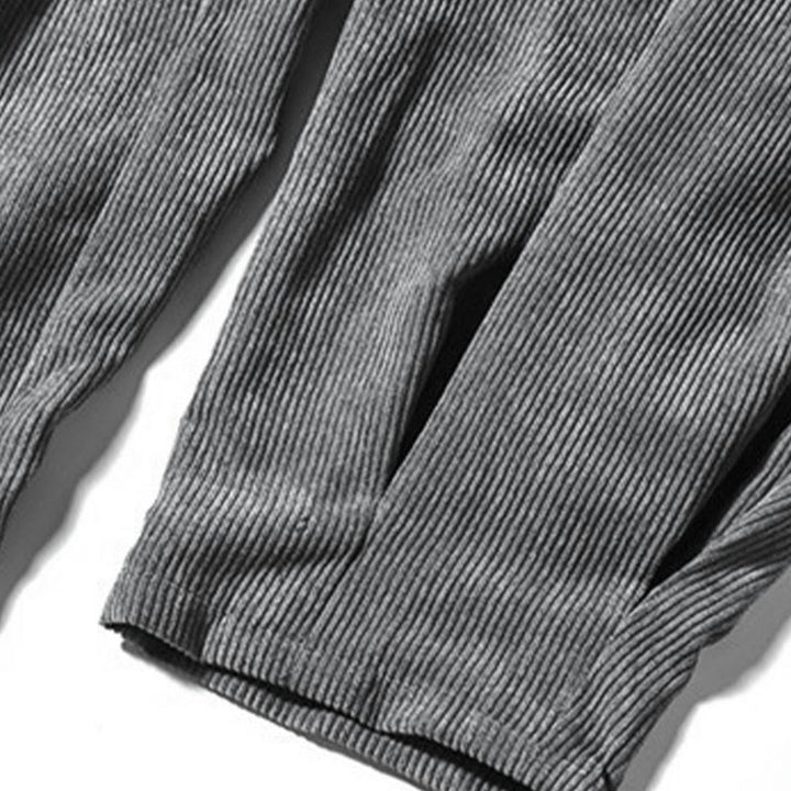 Buddha Stones Lässige, schlichte Baumwoll-Pumphose für Herren mit Taschen - image 24