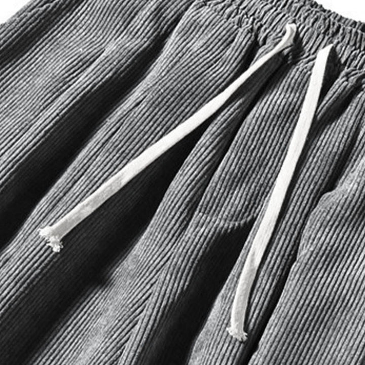 Buddha Stones Lässige, schlichte Baumwoll-Pumphose für Herren mit Taschen - image 20