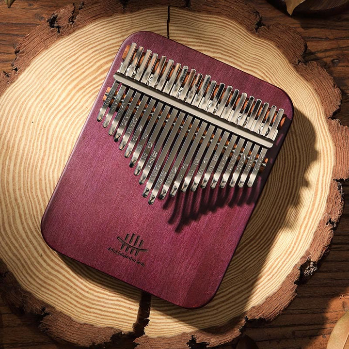 Buddha Stones Kalimba 21 Tasten Daumenklavier Peltogyne Holz Tragbares Fingerklavier
