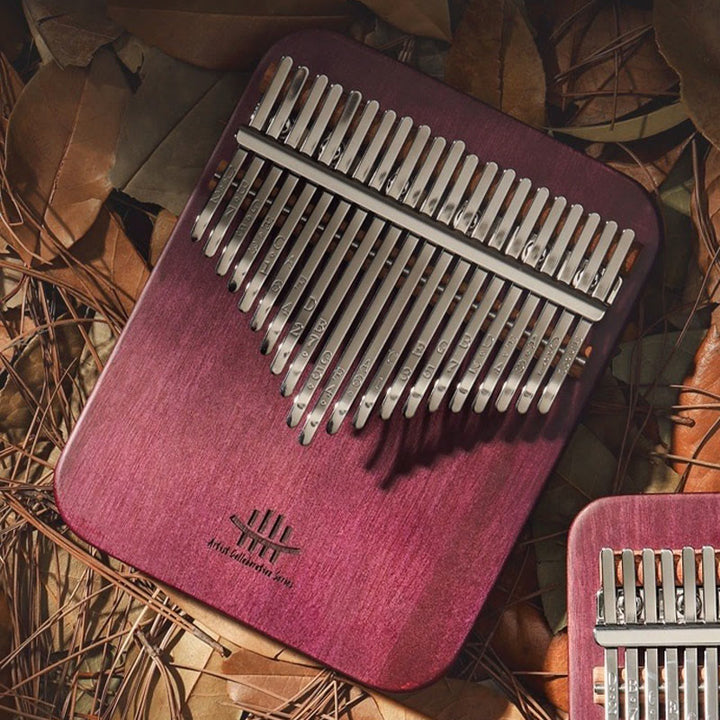 Buddha Stones Kalimba 21 Tasten Daumenklavier Peltogyne Holz Tragbares Fingerklavier