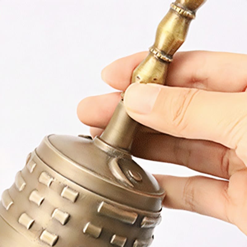 Buddha Stones, handgefertigt, tibetische Meditation, Vajra, Dorje, Glocke, Kürbis, Yin Yang, Kupfer, Erleuchtungsdekoration