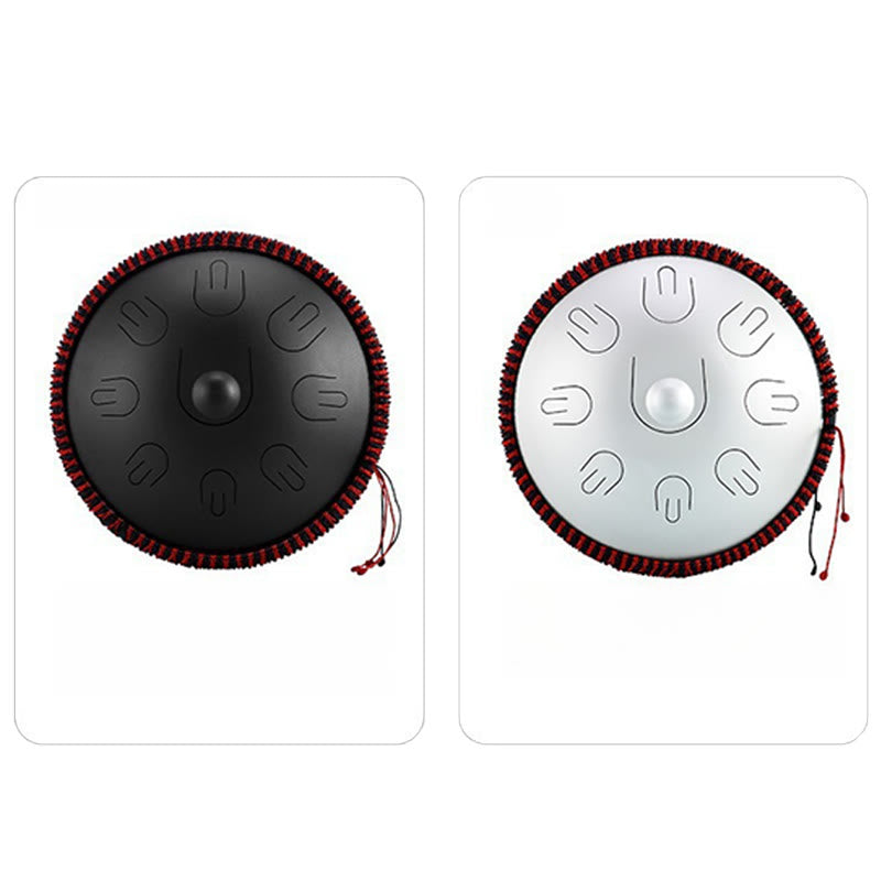 Buddha Stones Stahlzungentrommel Klangheilung Yoga Meditationsset 9 Noten 15 Zoll Handpan Instrument