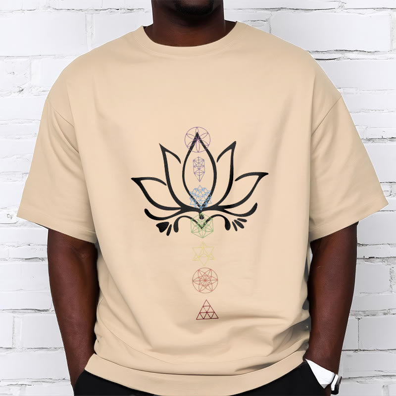 Buddha Stones Lotus Heilige Geometrie T-Shirt - image 10