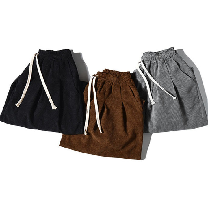 Buddha Stones Lässige, schlichte Baumwoll-Pumphose für Herren mit Taschen - image 40