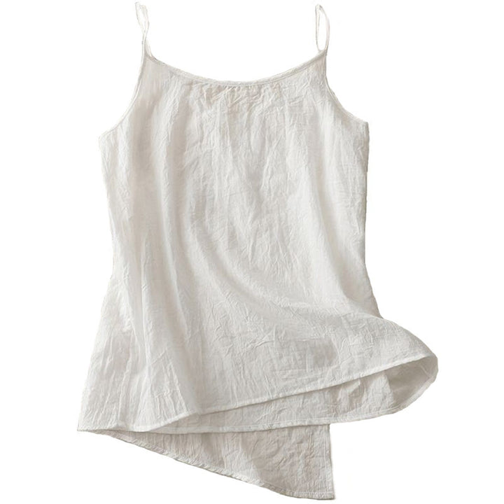 Buddha Stones Vintage Seitenschnürung Spleißen Spitze V-Ausschnitt Ärmellose Damenweste - image 8