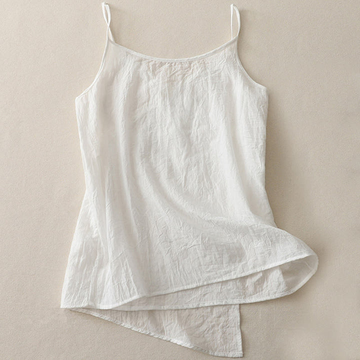 Buddha Stones Vintage Seitenschnürung Spleißen Spitze V-Ausschnitt Ärmellose Damenweste - image 5