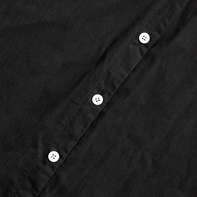 Buddha Stones Sommer Casual Plain Breasted Reversed Collar Kurzarm Damen Baumwolle Leinen Hemd - image 9