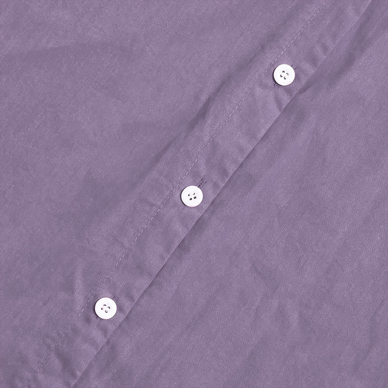 Buddha Stones Sommer Casual Plain Breasted Reversed Collar Kurzarm Damen Baumwolle Leinen Hemd - image 45