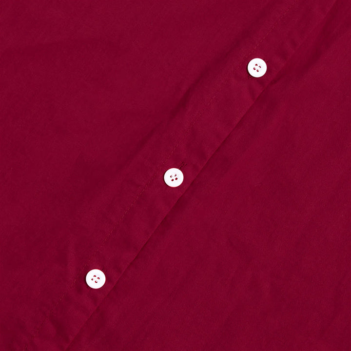 Buddha Stones Sommer Casual Plain Breasted Reversed Collar Kurzarm Damen Baumwolle Leinen Hemd - image 69