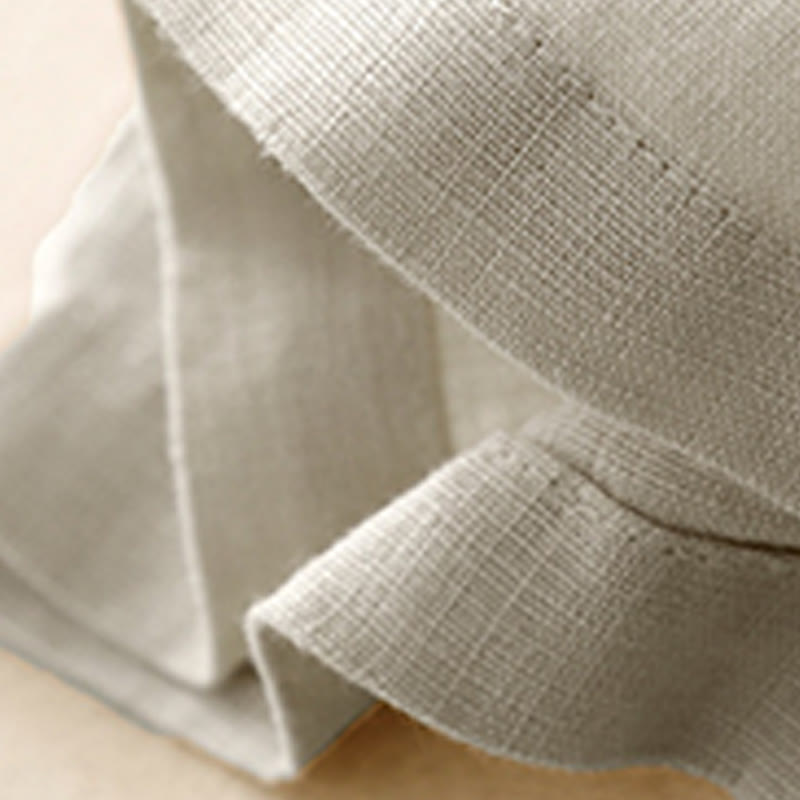 Buddha Stones Sommer Casual Pleat Plain Baumwolle Leinen Damen Shorts mit Taschen - image 19