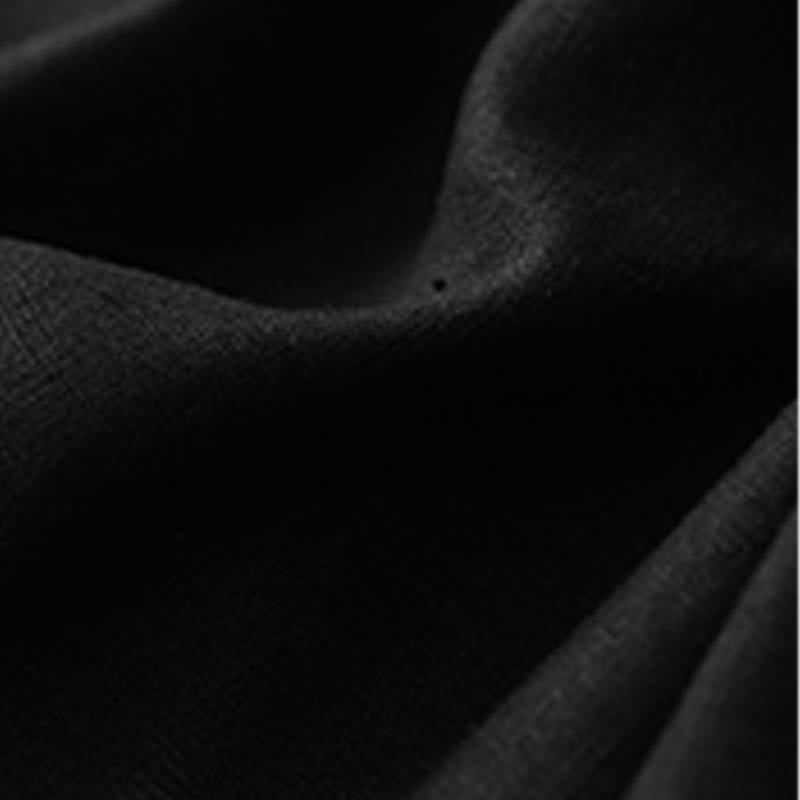 Buddha Stones Sommer Casual Pleat Plain Baumwolle Leinen Damen Shorts mit Taschen - image 25