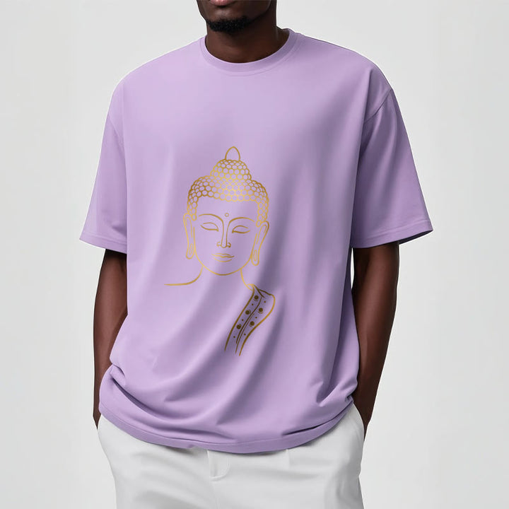 Buddha Stones Golden Buddha In Tiefe Meditation T T-shirt - image 18