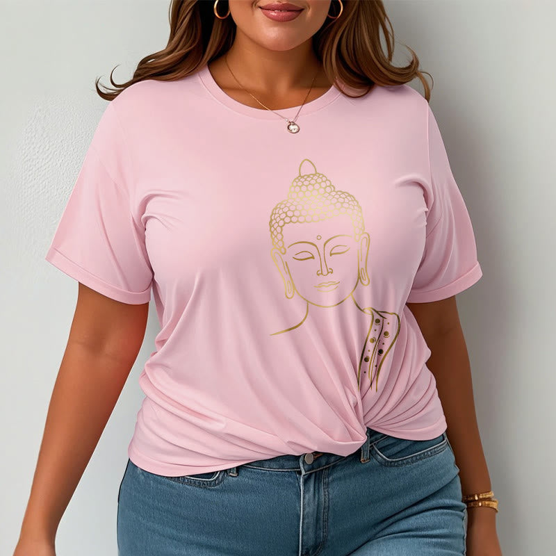 Buddha Stones Golden Buddha In Tiefe Meditation T T-shirt - image 14