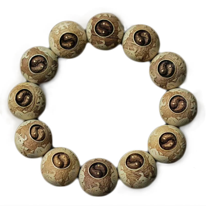 Buddha Stones, Kampferholz, Yin-Yang-Ochsengravur, Klarheit - image 11