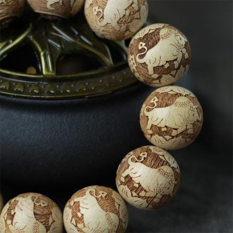 Buddha Stones, Kampferholz, Yin-Yang-Ochsengravur, Klarheit - image 9