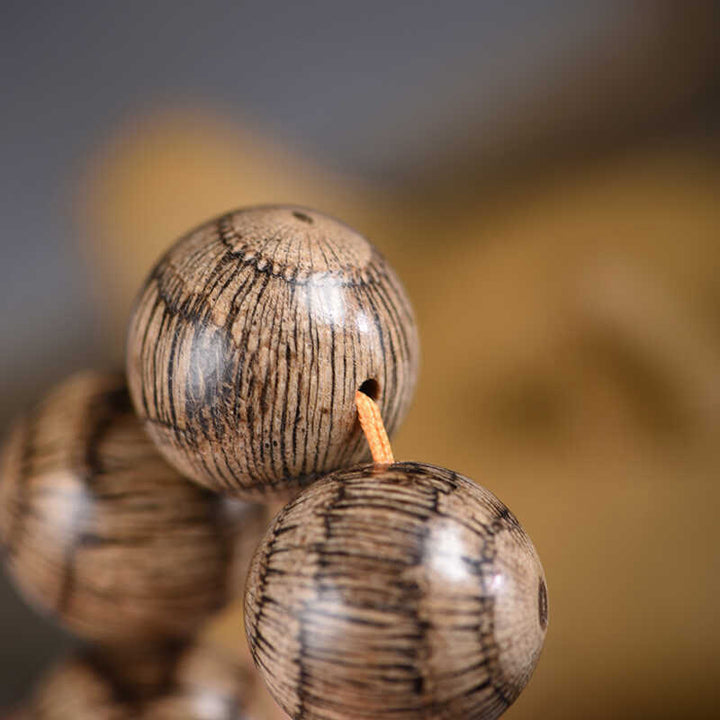 Buddha Stones Gnetum Holzperlen Schutzarmband - image 11