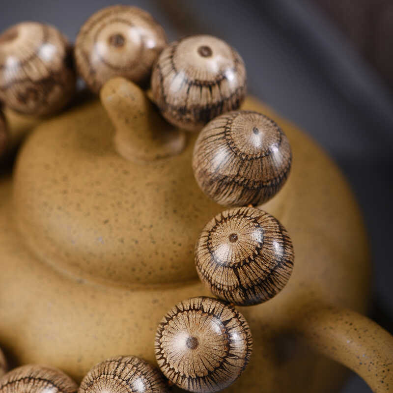 Buddha Stones Gnetum Holzperlen Schutzarmband - image 3