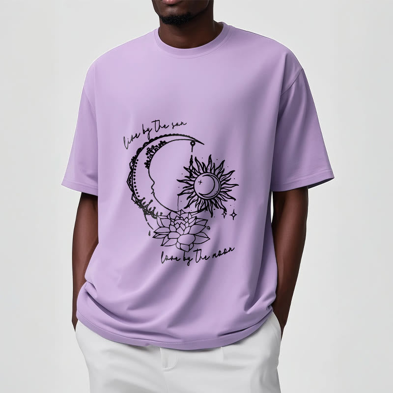 Buddha Stones Sonne Mond Lotus Blume Muster T T-shirt - image 18