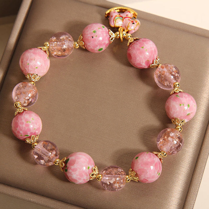 Buddha Stones Rocking Jahr des Pferdes Liuli Armband - image 4