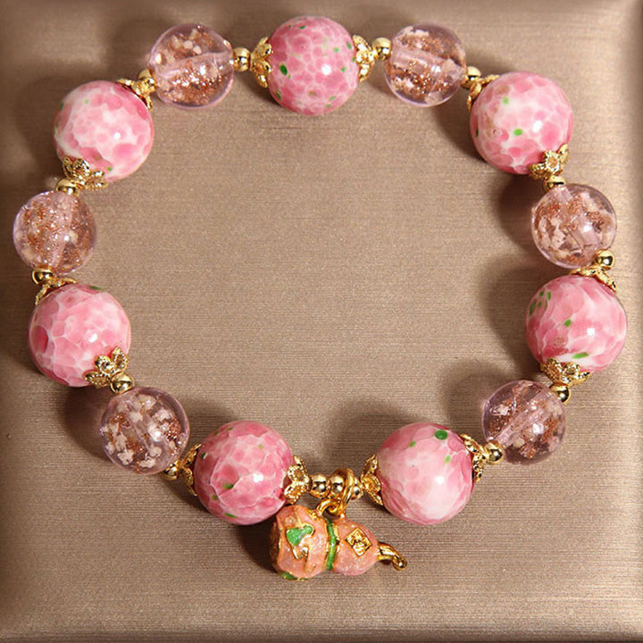 Buddha Stones Kürbis Liuli Armband - image 4