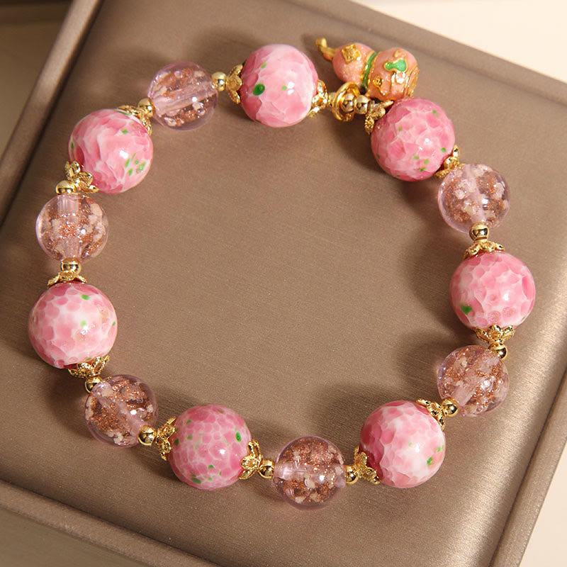 Buddha Stones Kürbis Liuli Armband - image 3