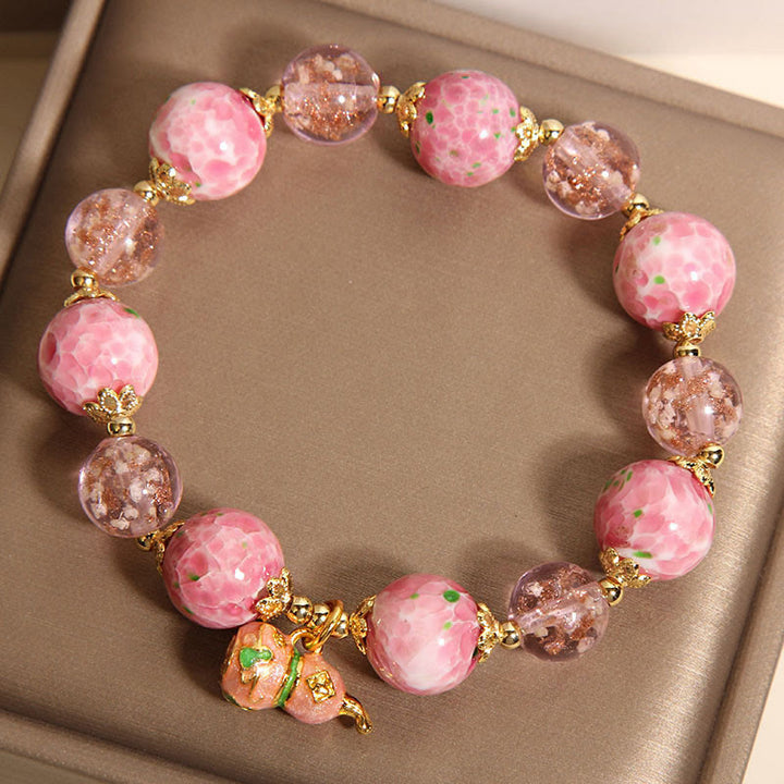 Buddha Stones Kürbis Liuli Armband - image 5