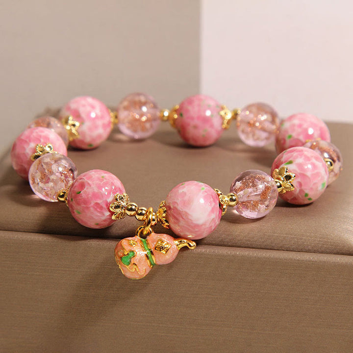 Buddha Stones Kürbis Liuli Armband - image 2