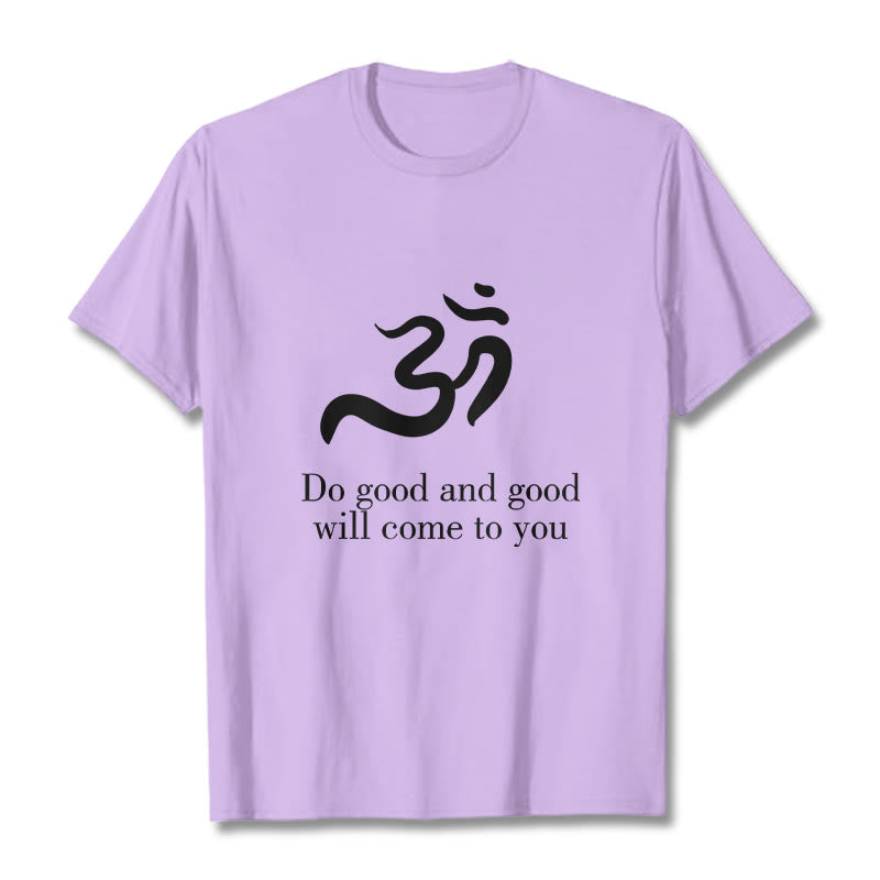 Buddha Stones Casual Om Symbol Sanskrit Spirituelles Design Baumwolle T-Shirt - Pflaume - 2XL - image 17