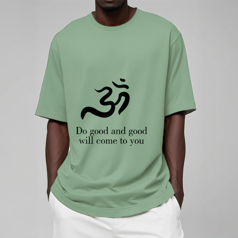 Buddha Stones Casual Om Symbol Sanskrit Spirituelles Design Baumwolle T-Shirt - image 16