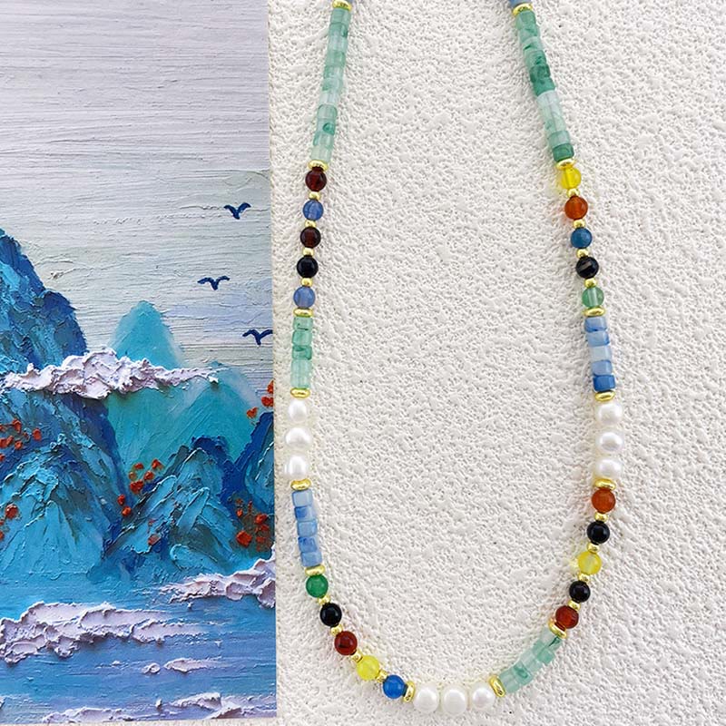 Buddha Stones, Perlen, Glas, Heilung, Halskette, Anhänger - Perle - image 1