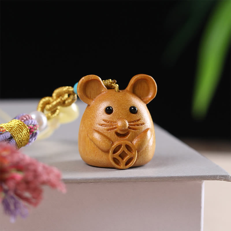 Buddha Stones, Sandelholz, 12 chinesische Sternzeichen, Segen, bunte Quaste, Zubehör, Schlüsselanhänger - image 9