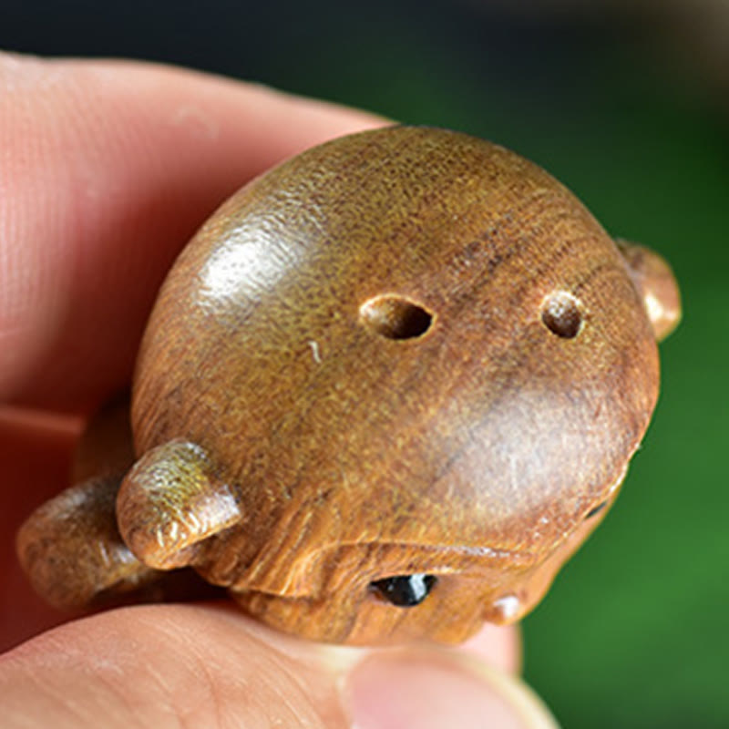 Buddha Stones, grünes Sandelholz, kleines Blatt, rotes Sandelholz, niedlicher Affe, Tiere, Friedensdekoration - image 6