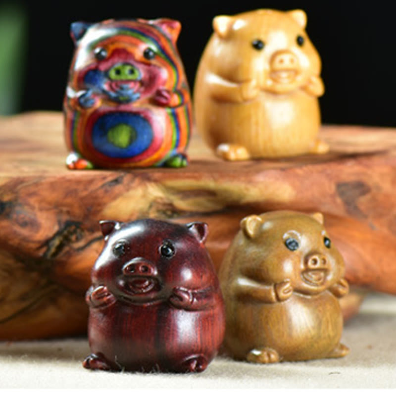 Buddha Stones, grünes Sandelholz, kleines Blatt, rotes Sandelholz, süßes Schwein, Tiere, positive Dekoration - image 18