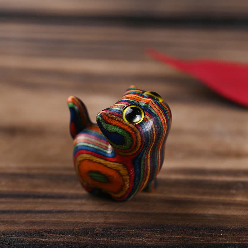 Buddha Stones, Regenbogen, Eukalyptus, süße Katze, Tiere, ruhige Dekoration - Gelbes Auge (33*21*32mm) - image 5