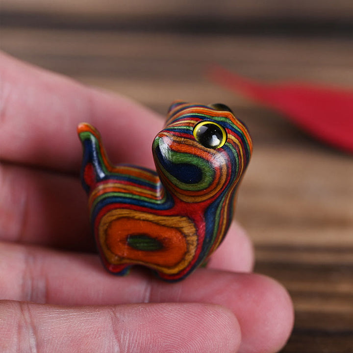 Buddha Stones, Regenbogen, Eukalyptus, süße Katze, Tiere, ruhige Dekoration - image 8