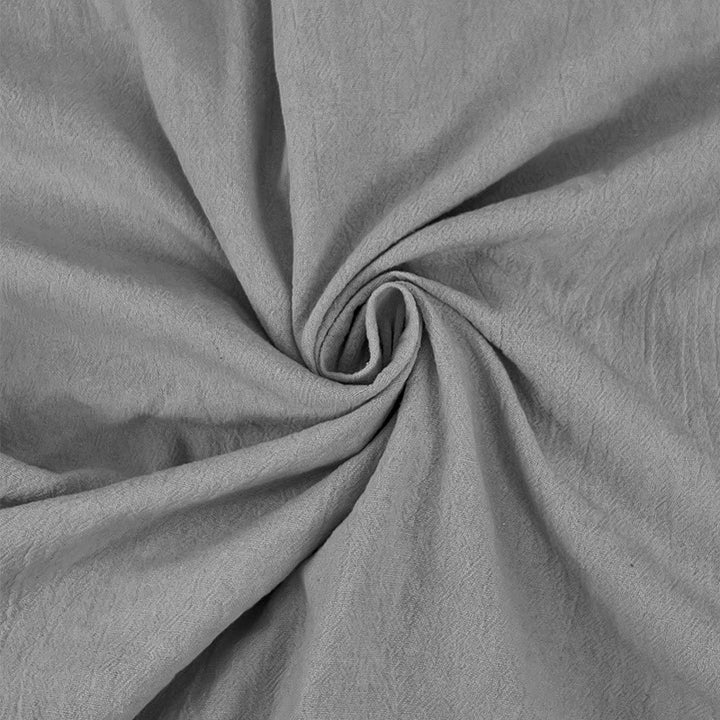 Buddha Stones Einfarbiges Langarm-Herrenhemd aus Leinen mit Kapuze und Kordelzug - image 17