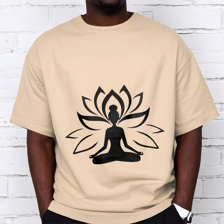 Buddha Stones Lotus Meditieren Person T T-shirt - image 12