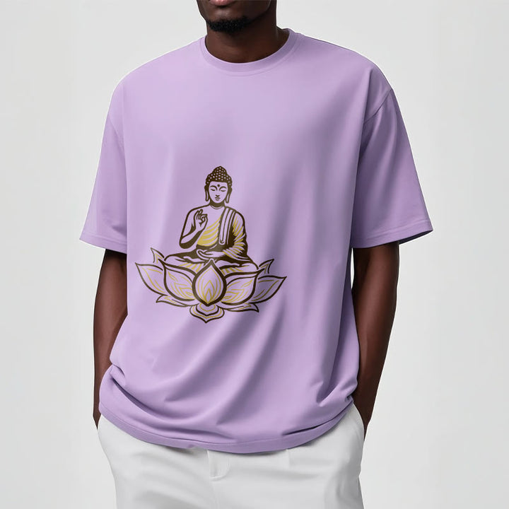 Buddha Stones Buddha Meditieren Im Lotus Tee T-shirt - image 18