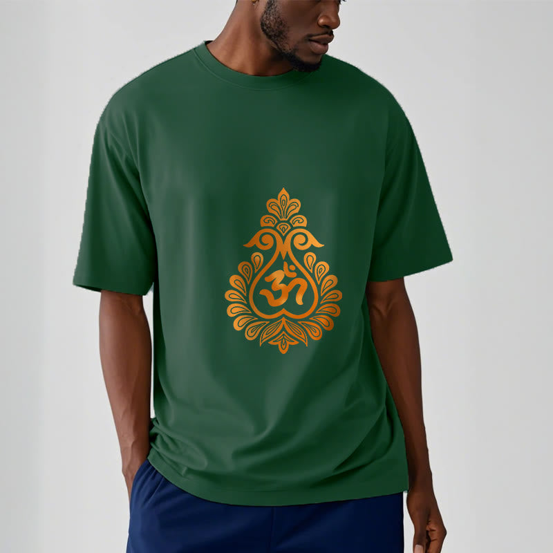 Buddha Stones Kürbis OM Symbol Design T T-shirt - image 10