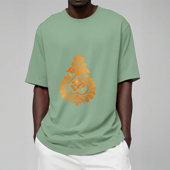 Buddha Stones Kürbis OM Symbol Design T T-shirt - image 19