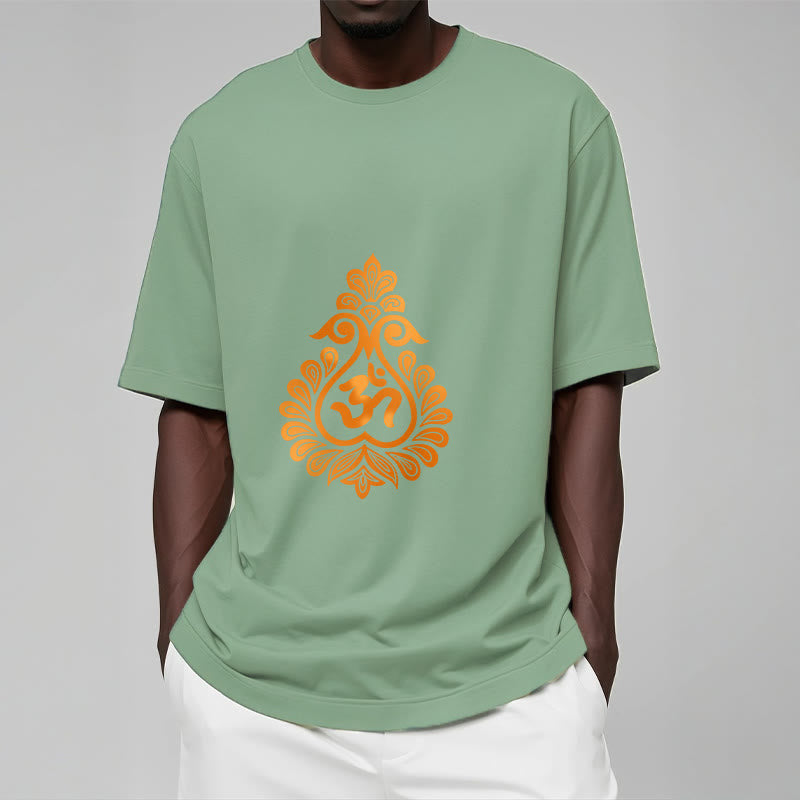 Buddha Stones Kürbis OM Symbol Design T T-shirt - image 19