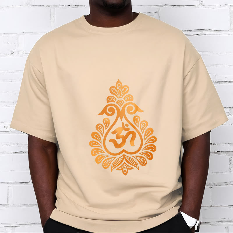 Buddha Stones Kürbis OM Symbol Design T T-shirt - image 13